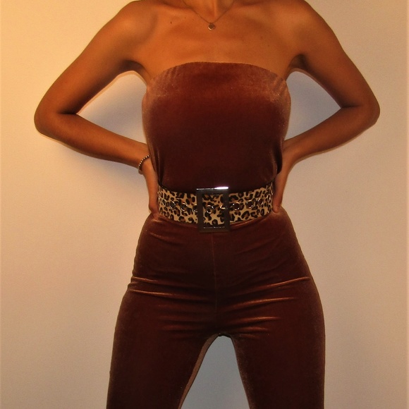 Brown Jumpsuit - Picture 3 of 6